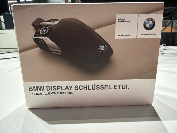 BMW Sleutel Etui zwart leer, Auto diversen, Auto-accessoires, Nieuw, Ophalen