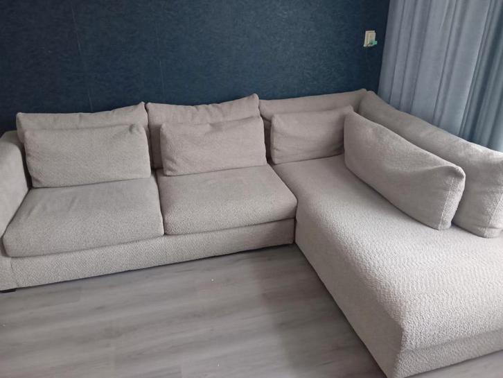 Mooie hoekbank, Huis en Inrichting, Banken | Bankstellen, Zo goed als nieuw, Hoekbank, Vierpersoons of meer, 250 tot 300 cm, 100 tot 125 cm
