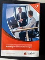 Marketing en communicatie verzorgen leerboek, Boeken, Schoolboeken, Verzenden, Zo goed als nieuw, Overige niveaus, Overige vakken
