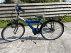 Jongensfiets Loekie Explorer 24 inch, Blauw met Zilver, Fietsen en Brommers, Ophalen, 24 inch, Loekie, Handrem