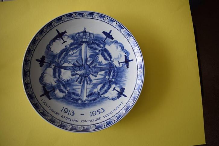 luchtvaart groot bord Koninklijke Luchtmacht 1913-1953, Verzamelen, Luchtvaart en Vliegtuigspotten, Gebruikt, Overige typen, Verzenden