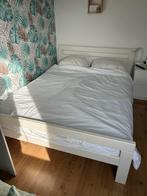 Tweepersoonsbed 200x160, Huis en Inrichting, Ophalen, Gebruikt, Wit, Tweepersoons