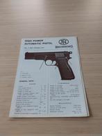 High Power FN  Browning, Ophalen of Verzenden, Landmacht, Nederland