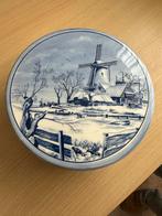 Delfts Blauw Schaal met Winterlandschap, Ophalen