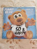 Funny bear 50 en happy, Ophalen of Verzenden, Nieuw, Feestartikel