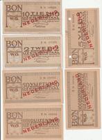 IJzer en staal distributiebonnen 6 verschillende exemplaren, Verzamelen, Militaria | Tweede Wereldoorlog, Verzenden, Overige typen