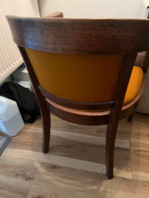 Massieve (eiken?) ‘schippers’ stoel met inscriptie, Antiek en Kunst, Antiek | Meubels | Stoelen en Banken, Ophalen