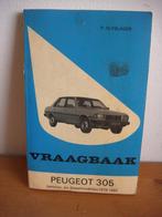 Vraagbaak Peugeot 305, Ophalen of Verzenden