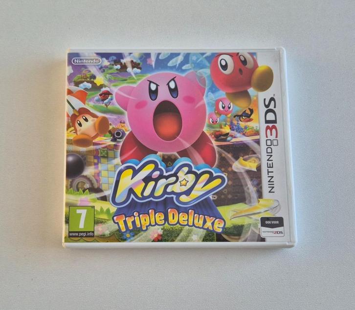 Kirby Triple Deluxe Nintendo 2DS / 3DS Game Compleet, Spelcomputers en Games, Games | Nintendo 2DS en 3DS, Gebruikt, Avontuur en Actie