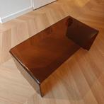 Stijlvolle salontafel van rookglas (nieuw), Ophalen, 100 tot 150 cm, Nieuw, Minder dan 50 cm