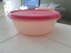 Tupperware ruimte schaaltje met rode deksel, Ophalen of Verzenden, Gebruikt, Rood, Schaal
