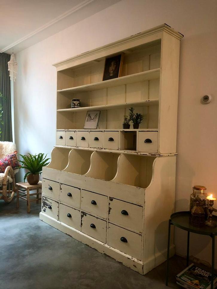 Antieke Apothekerskast, Antiek en Kunst, Antiek | Meubels | Kasten, Ophalen