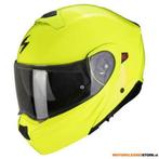 Scorpion EXO-930 Evo Solid Systeemhelm, Fluor-Geel, Ophalen of Verzenden, Nieuw met kaartje