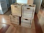 Ikea rieten manden kallax kast, Huis en Inrichting, Ophalen, Gebruikt, Mand, Vierkant