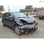 Nissan Note 1.4 Visia Airco met rechter voorschade !, Voorwielaandrijving, Stof, Gebruikt, Zwart