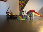 Playmobil Stegosaurus set met buggy - Compleet!, Ophalen of Verzenden, Zo goed als nieuw, Overige merken