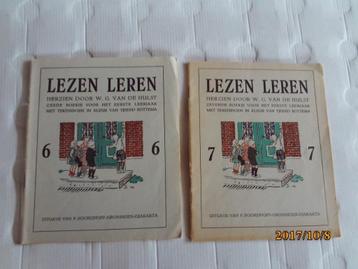 2 delen lezen leren - w.g. van de hulst beschikbaar voor biedingen