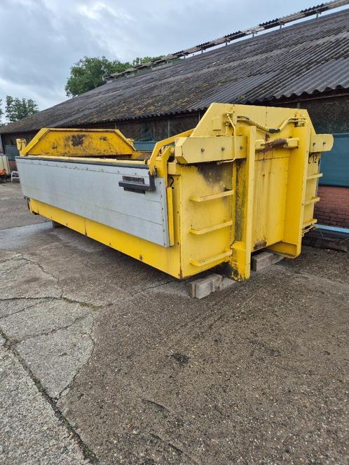 Afzetcontainer Geïsoleerd met haakarm en aluminium kleppen, Zakelijke goederen, Machines en Bouw | Keten en Containers, Ophalen of Verzenden
