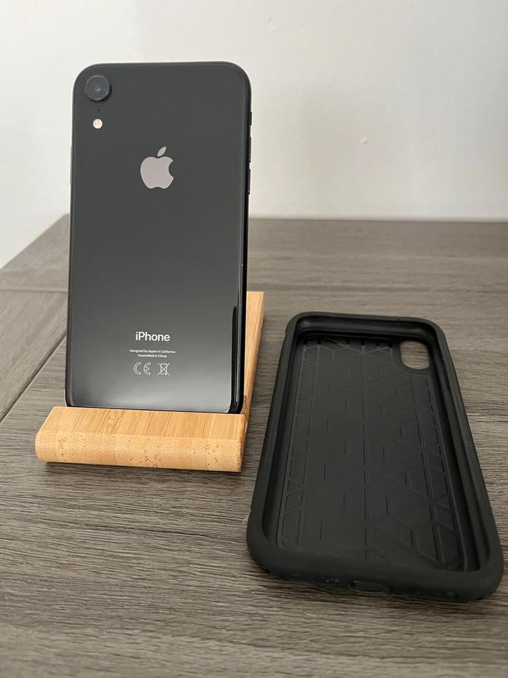 Zwarte iPhone XR - Zo goed als nieuw 128 GB memory, Telecommunicatie, Mobiele telefoons | Apple iPhone, Zo goed als nieuw, 128 GB