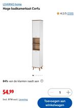 Lidl Badkamermeubels Corfu, Ophalen, Minder dan 50 cm, Zo goed als nieuw, 25 tot 50 cm