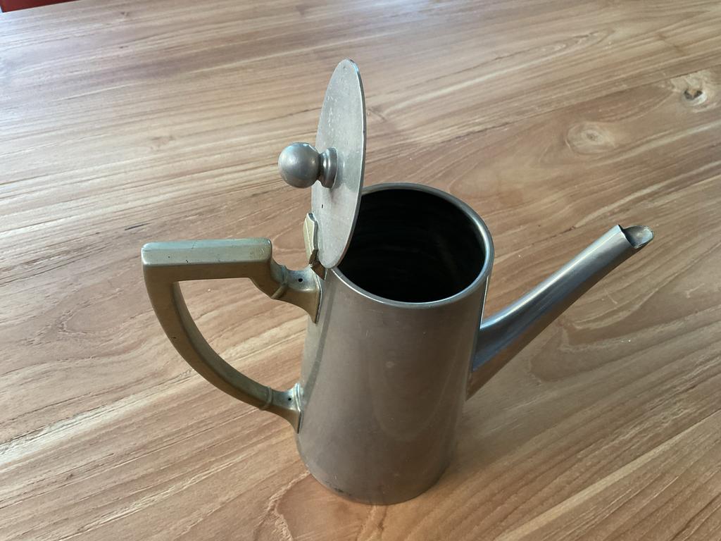 Vintage theepot, Antiek en Kunst, Antiek | Tin, Ophalen of Verzenden