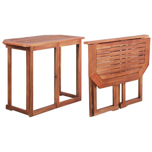 Bistrotafel 90x50x75 cm massief acaciahout gratis bezorgd, Tuin en Terras, Tuinmeubel-accessoires, Nieuw, Ophalen of Verzenden