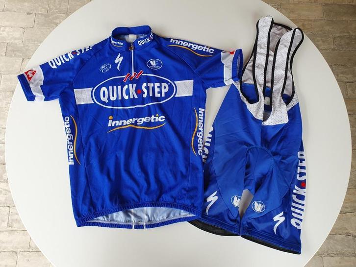 Wielershirt + broek Quick-Step Innergetic (Vermarc, XL-5-52), Sport en Fitness, Wielrennen, Gebruikt, Kleding, Ophalen of Verzenden