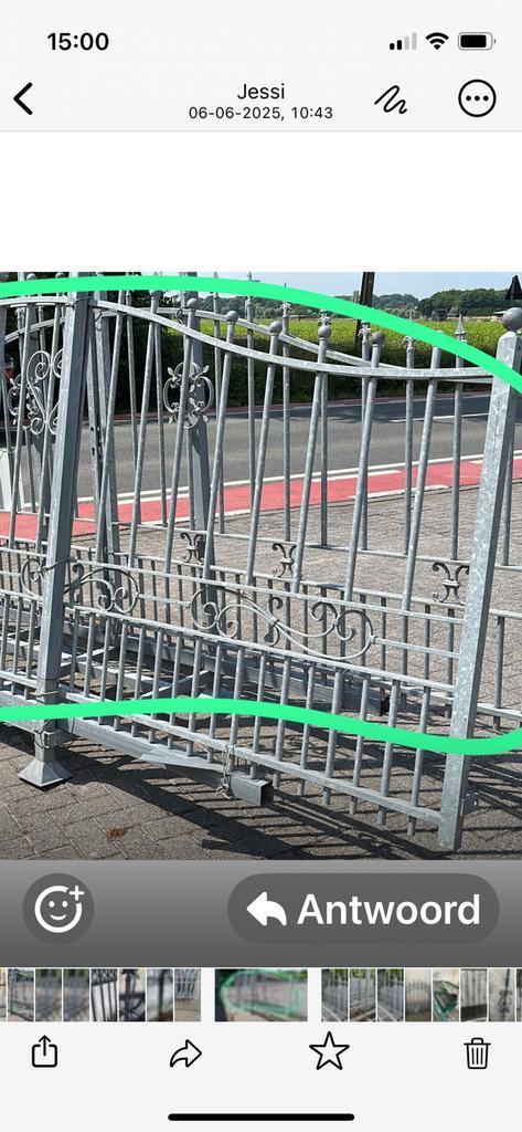 OPRUIMING B KEUS SIERPOORT TUINPOORT INRIJPOORT, Tuin en Terras, Tuinhekken en Hekwerk, Zo goed als nieuw, Tuinhek, IJzer, Ophalen