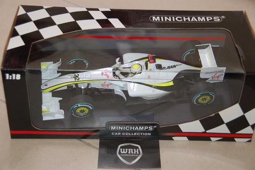 BRAWN BGP 001 BUTTON AUSTRALIAN F1 winner Minichamps WRH, Hobby en Vrije tijd, Modelauto's | 1:18, Zo goed als nieuw, Auto, MiniChamps