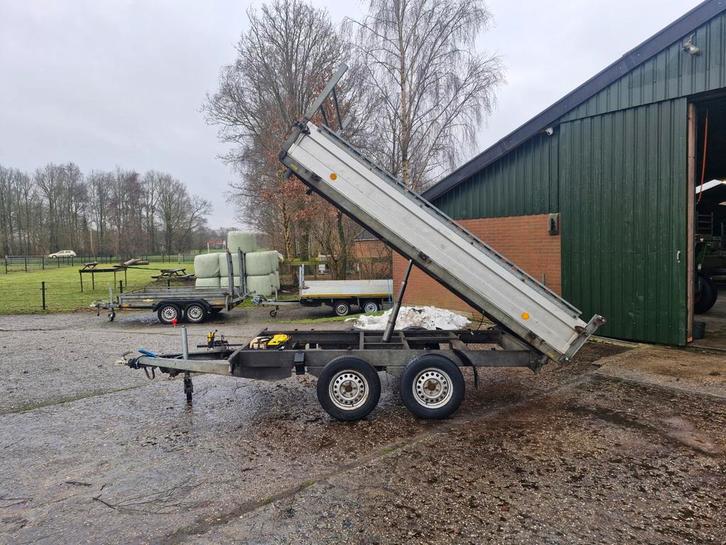 Böckmann elektrische kieper 2700kg, Auto diversen, Aanhangers en Bagagewagens, Gebruikt, Ophalen