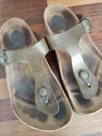 Birkenstock Gizeh Bronzen Slippers Maat 35, Kleding | Dames, Schoenen, Slippers, Bruin, Ophalen of Verzenden, Gedragen