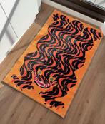 Tibetaanse tijger tapijt - Oranje & Zwart - 160x100 cm, 3011XB, Nieuw, 150 tot 200 cm, Rechthoekig