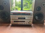 Denon DRA-455 receiver + DCD-655 CD-speler + BNS E3 speakers, Ophalen of Verzenden, Gebruikt, Cd-speler, Denon
