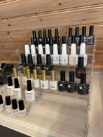 100 gellak flesjes, Ophalen of Verzenden, Zo goed als nieuw, Overige kleuren, Handen en Nagels