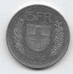 Zwitserland 5 francs 1982  KM# 40a.2, Postzegels en Munten, Munten | Europa | Niet-Euromunten, Losse munt, Overige landen, Verzenden