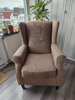 Leuk bruin stoeltje/oorfauteuil/leesstoel, Ophalen, Minder dan 75 cm, Zo goed als nieuw, Stof