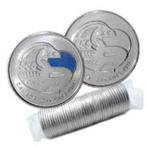 Canada - 2 x 25 cents 2011 - color Orca Whale / bu Orca Whal, Verzenden, Noord-Amerika, Setje