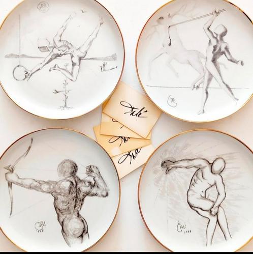 Salvador Dali plates signed and certified, Antiek en Kunst, Kunst | Overige Kunst, Ophalen of Verzenden