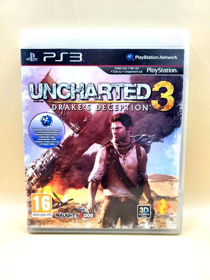Uncharted 3: Drake's Deception - PS3, Spelcomputers en Games, Games | Sony PlayStation 3, Zo goed als nieuw, Avontuur en Actie