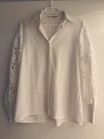 Witte Blouse met Kant - Maat L, Kleding | Dames, Ophalen of Verzenden, Zo goed als nieuw, Maat 42/44 (L), Wit