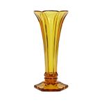 Kleine Luxval Vaas Amber Américain 1935 VSL Art Deco, Ophalen of Verzenden