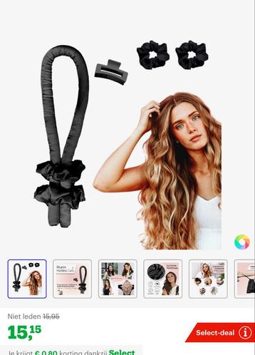 Heatles curls beschikbaar voor biedingen