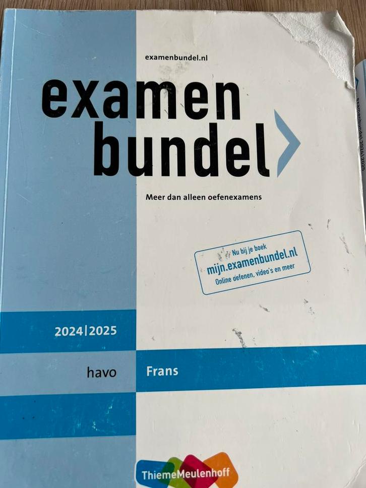 Examenbundel Frans havo 2024 2025, Boeken, Schoolboeken, Gelezen, Frans, HAVO, Ophalen of Verzenden