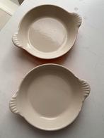 Le Creuset ovenschaaltjes, Ophalen of Verzenden, Gebruikt, Gietijzer, Koekenpan of Braadpan