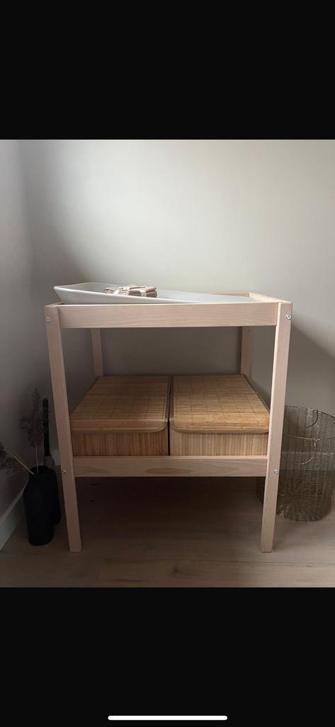 Nette ikea sniglar commode met accessoires en extra boxen, Huis en Inrichting, Slaapkamer | Nachtkastjes, Zo goed als nieuw, 70 cm of meer