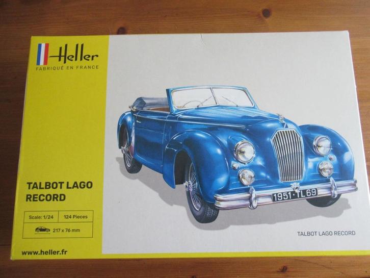 Talbot Lago Record (Heller 1/24), Hobby en Vrije tijd, Modelbouw | Auto's en Voertuigen, Nieuw, Auto, Groter dan 1:32, Heller