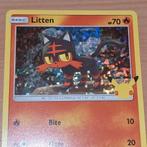 Pokemon kaart mcdonalds Litten 15/25 holo NM, Hobby en Vrije tijd, Verzamelkaartspellen | Pokémon, Ophalen of Verzenden, Zo goed als nieuw