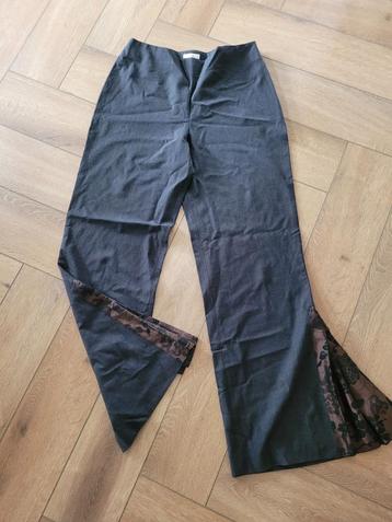 Super mooie grijze wollen broek van Gunex, maat 38 beschikbaar voor biedingen