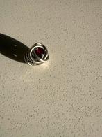 Pandora Juli Geboortesteen Rode Oneindige Cirkel Bedel, 1 bedel, Ophalen of Verzenden, Zo goed als nieuw, Zilver