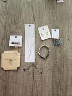 NIEUW 8 sets oorbellen + kettingen + armbanden twv € 50,00, Nieuw, Ophalen of Verzenden, Goud, Overige materialen